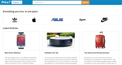 Desktop Screenshot of price7.com